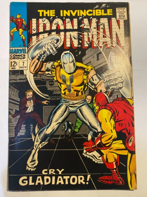 INVINCIBLE IRON MAN #7 Marvel Comics 1968  FN/VF