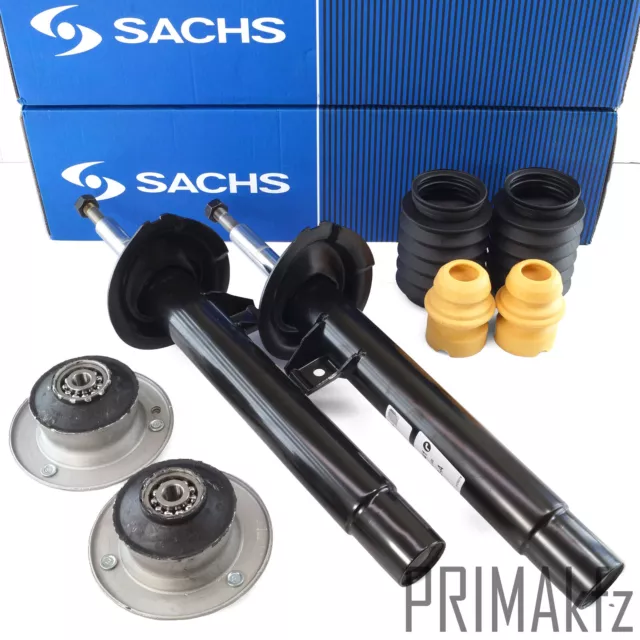 2x Sachs Amortiguador + Guardapolvo Almacenamiento Delantero Dom para BMW 3er