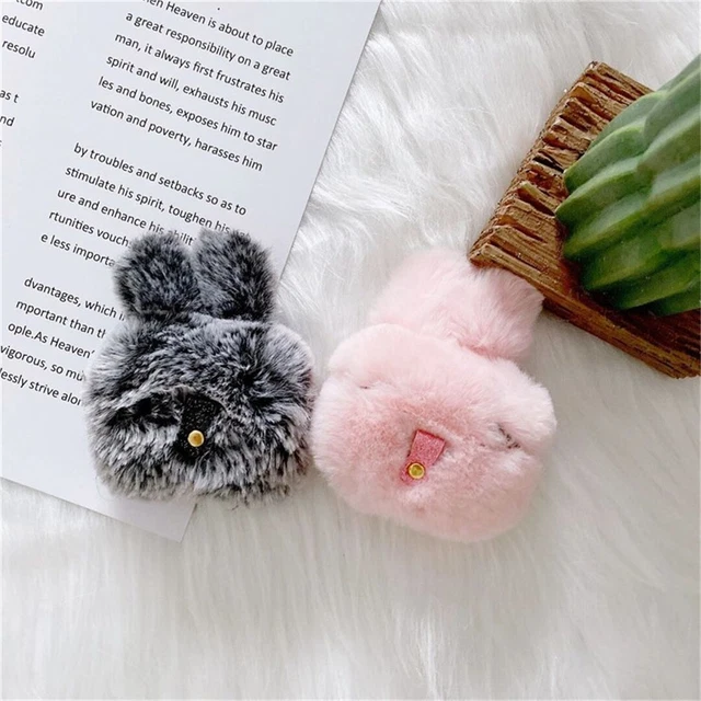 Doux Oreille de lapin Couvercle de boîte Protecteur Peluche For AirPods 1/2 Pro