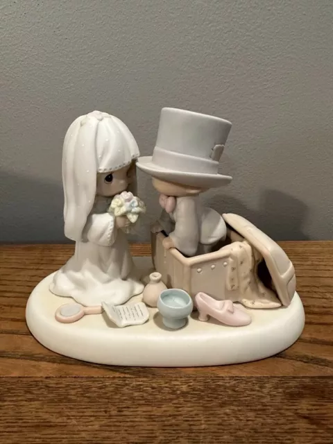 Precious Moments Heaven Bless Your Togetherness 1987 Figurine, EUC, In box