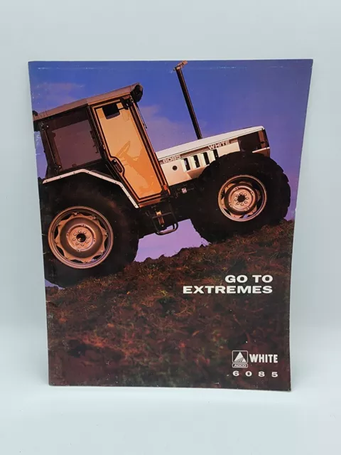 White 6085 Tractor Sales Salesman Showroom Brochure 16 Pages AGCO