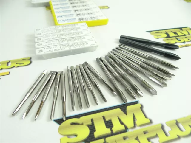 21 New! Hss & Hse 2 Flute Spiral Point Plug Taps M2.5 X 0.45 To M6 X 1.0 Osg