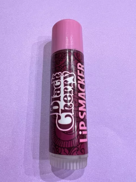 1 Bonne Bell BIGGY BLACK CHERRY Lip Smacker Biggie Jumbo Gloss Balm Vintage HTF