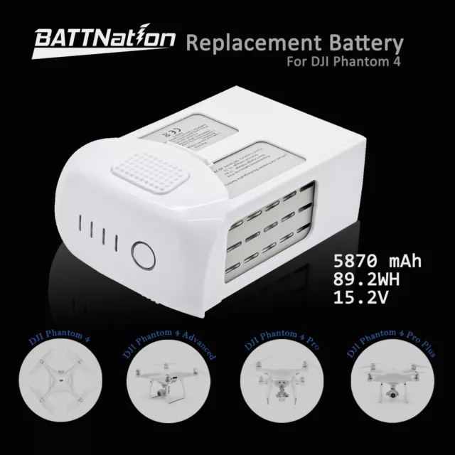 DJI Phantom 4 Pro Intelligent Flight Replacement Battery 5870mAh High Capacity