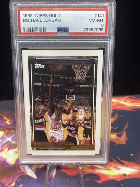 1992-93 Topps - Gold #141 Michael Jordan PSA