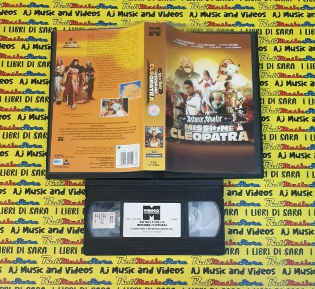 VHS*film ASTERIX & OBELIX MISSIONE CLEOPATRA 2003 depardieu bellucci(F129)no dvd