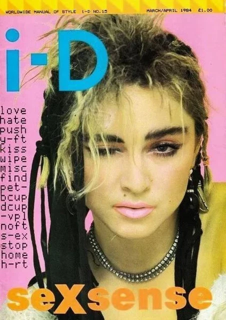 MADONNA'S 1ST MAGAZINE i-D March 1984 # No.15 Fiorucci MARK MADONNA'S 1ST MAGAZINE i-D March 1984 # No.15 Fiorucci MARK
