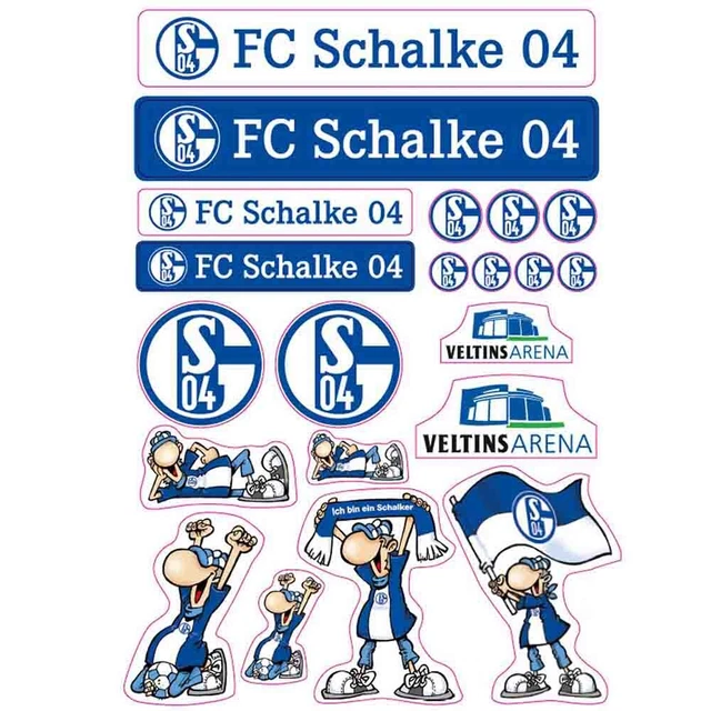 FC Schalke 04 Eierbecher-Set - 2 Stück Porzellan In Schal-Optik