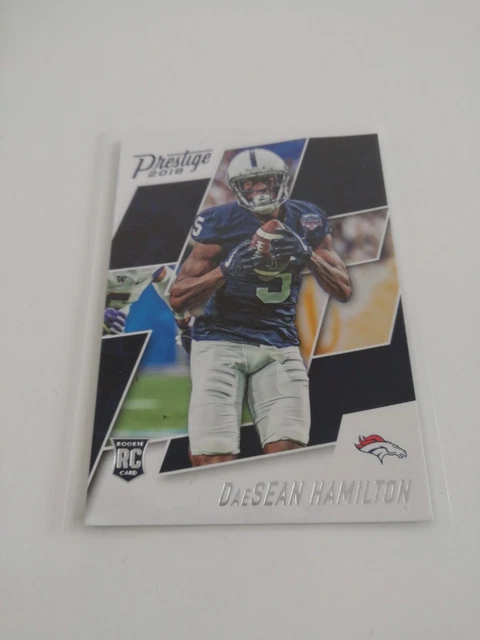 DaeSean Hamilton Denver Broncos 2018 Prestige #207 Rookie NFL Trading Card