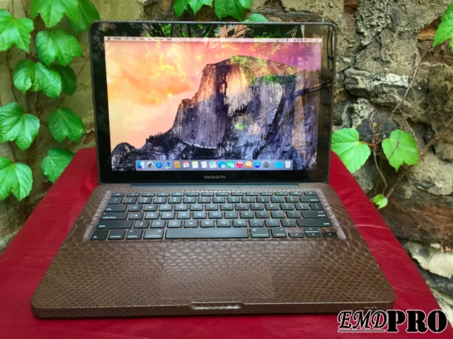 EMD PRO Custom Design Luxury Python Leather MacBook Pro 13 2.5GHz i5 1TB HDD 8GB 3