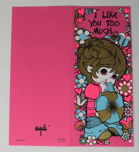 Mothers Day  Vintage Wishing Cards Love Message Pink Greetings Card  Baby Girl  5