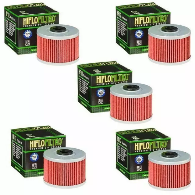 Kawasaki KLX 140G Genuine HiFlo Oil Filter HF112 - Pack of 5