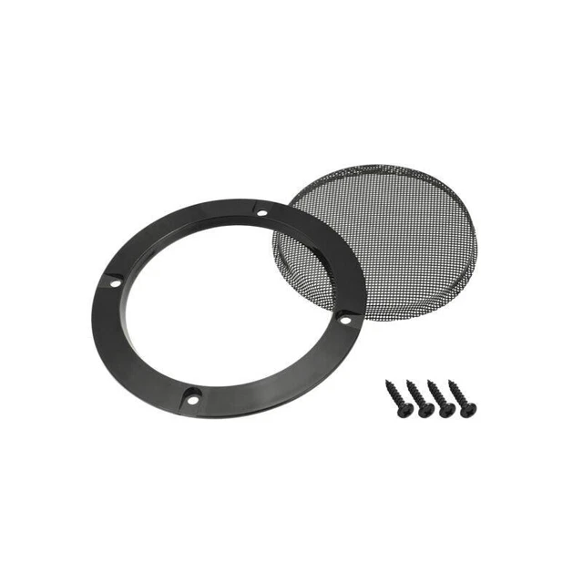 thumbnail image 2 of Uxcell 2-Pack 6x9 Speaker Grill Covers - Oval Woofer Protector Mesh Guards Black 2 of 9