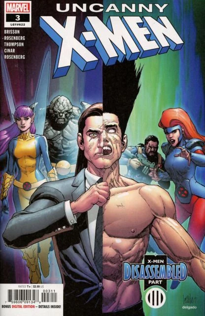 Uncanny X-Men (2018) #   3 (9.0-NM) X-Men Disassembled 2019