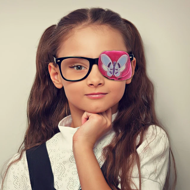 6 piezas cubiertas con los ojos vendados para un solo ojo parches para un solo ojo para niños