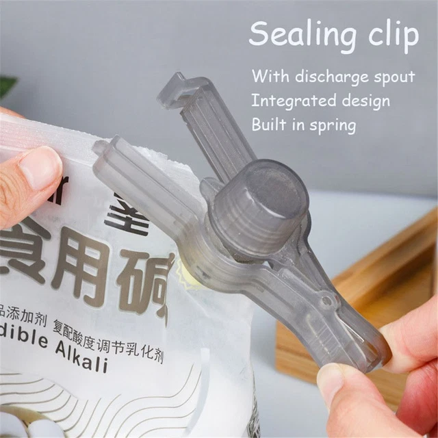 scellage pour sacs Scellant avec bec de décharge Clip étanche à l&#39;humidité