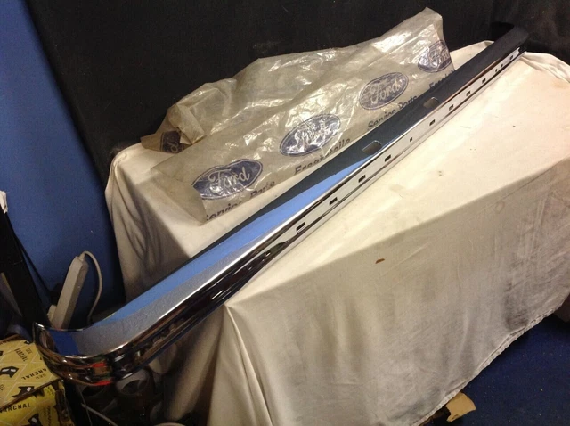 BRAND NEW GENUINE Ford Cortina Mk4 Rear Bumper Nos EUR 92,37 - PicClick FR