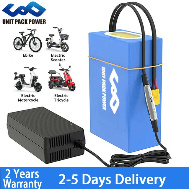 UPP 36V 48V 52V 60V 72V 20Ah 40Ah Lithium E-bike E-Scooter Battery Pack 0-5000W