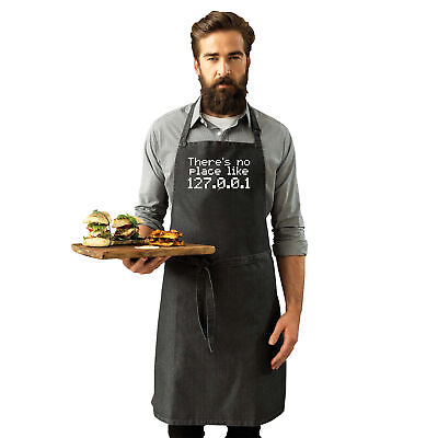 Theres No Place Like Ip - Gift Funny Novelty Kitchen Apron Aprons