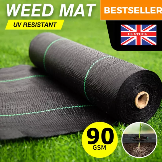 Weed Control Fabric Membrane Ground Cover Garden Mat Landscape Yuzet Heavy Duty 2