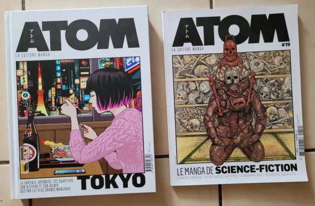 Lot de 2 revues "ATOM" spéciale TOKYO + spéciale SCIENCE-FICTION
