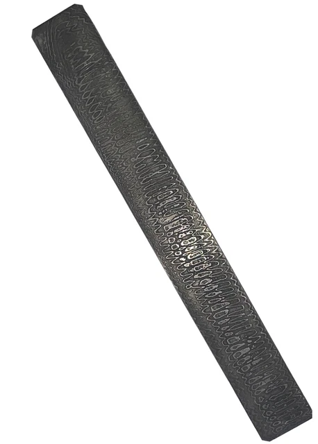Damascus Steel Bar Knife Making Purpose Length 12” Width 3.5 CMs thickness 4 mm