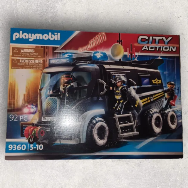 PLAYMOBIL CITY ACTION  Camion policiers d' Elite 9360 Sirène ET Lumière  NEUF EUR 70,00 - PicClick FR