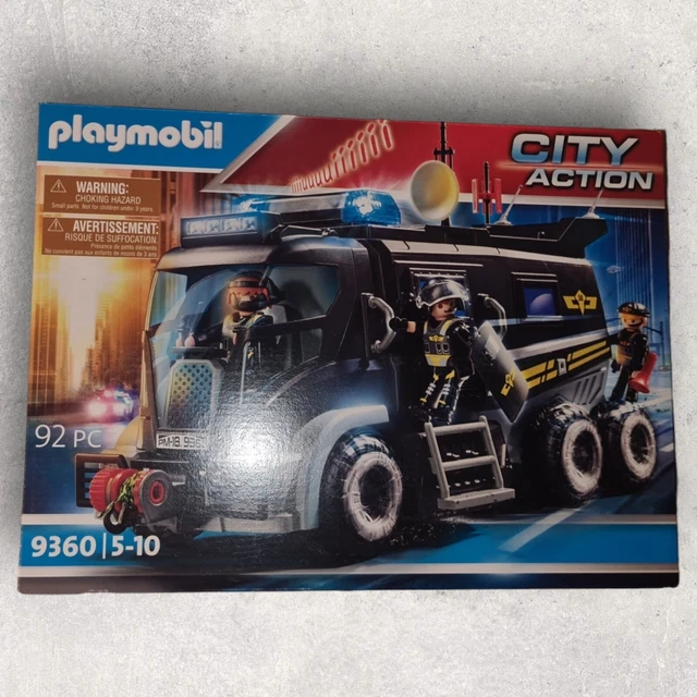 Playmobil 9360 - City Action - Camion Policiers D'élite Avec