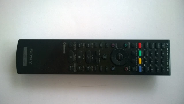 SONY PlayStation 3 PS3 BD Remote Control Blu-Ray DVD Bluetooth Genuine CLEAN