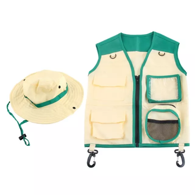 Kids Outdoor Adventure Explorer Kit Costume Vest and Hat Set Realize8267