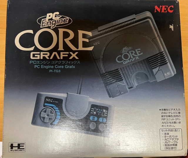 NEC PC Engine CoreGrafx PI-TG3 本体 PI-PD6 NEC PC Engine CORE GRAFX Console PI-TG3 & Pad PI-PD6