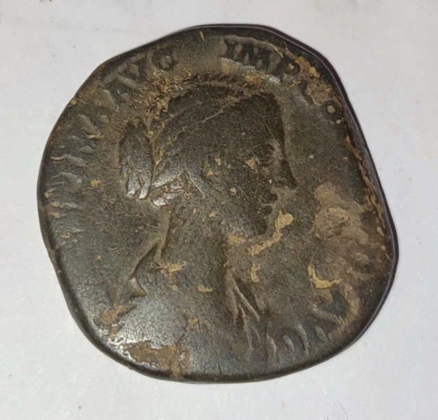 Monnaie Romaine Sesterce Crispine Monnaie Romaine Sesterce Crispine