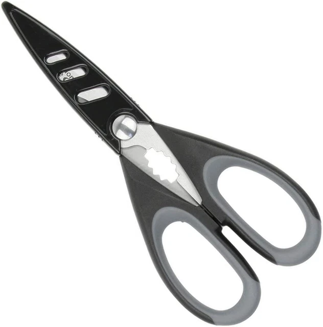 Tijeras de tijera de cocina de alta resistencia - grandes, fuertes, agarre suave, aptas para lavavajillas y