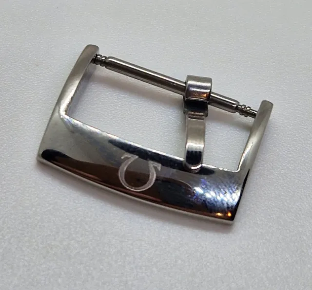 Fibbia Orologio Buckle Omega  18 Mm Acciaio Inox  Nuova