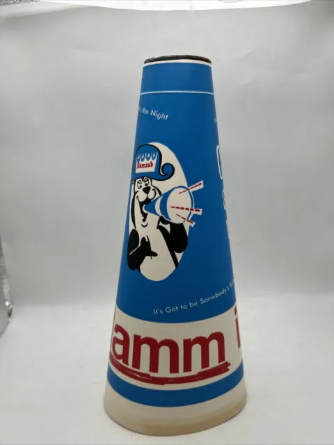 Hamm's Beer "Hamm It Up" Cardboard Paper Megaphone 10.25”