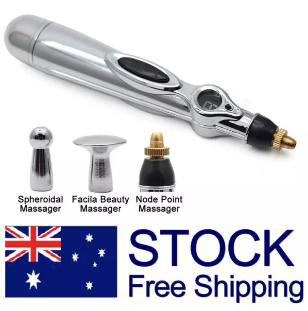 Electronic Acupuncture Pen Electric Meridian Body Massager Pain Relief Therapy