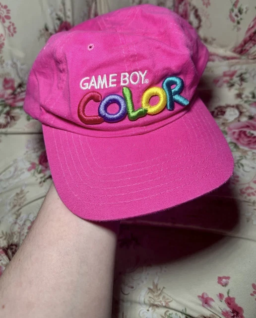 1990'S GAME BOY Color Pink Promo Hat Official Nintendo Cap