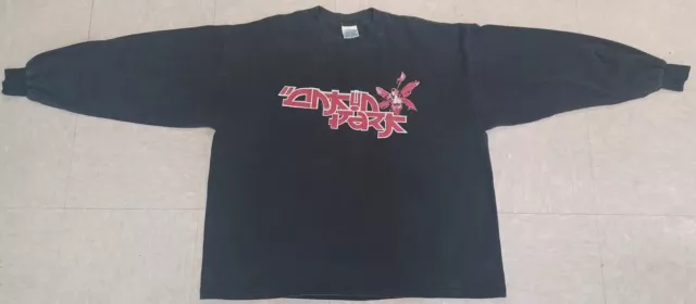 VINTAGE Linkin Park PROJEKT REVOLUTION 2002 Concert Shirt XL VERY RARE BOOTLEG