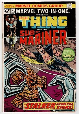 Marvel Two-in-One #2 (1973) Thing & Sub-Mariner, 2nd Wundarr by Marvel VG