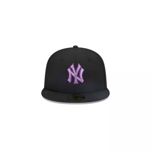 NEW ERA MENS MLB New York Yankees Metallic Pop 59Fifty Fitted Hat All ...