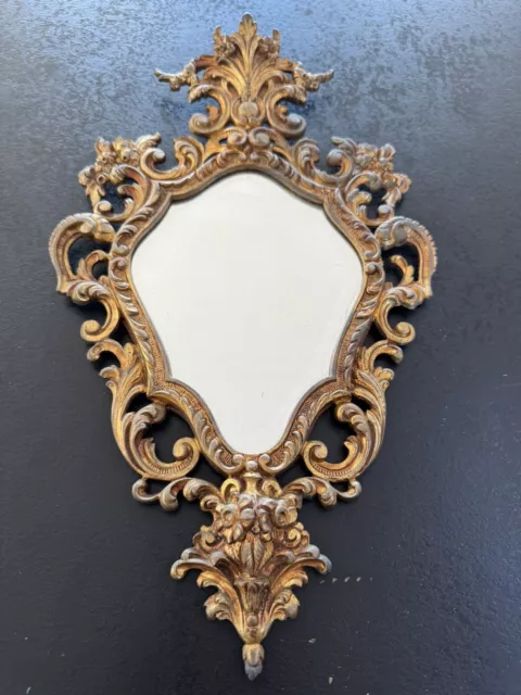 Miroir Ancien/miroir Bronze/old Frame Antique/début 19eme/Louis XV/40x23cm 3