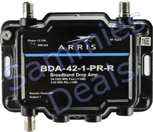 Arris 1-Port Cable, Modem, TV, OTA, HDTV Amplifier Signal Booster-Passive Return