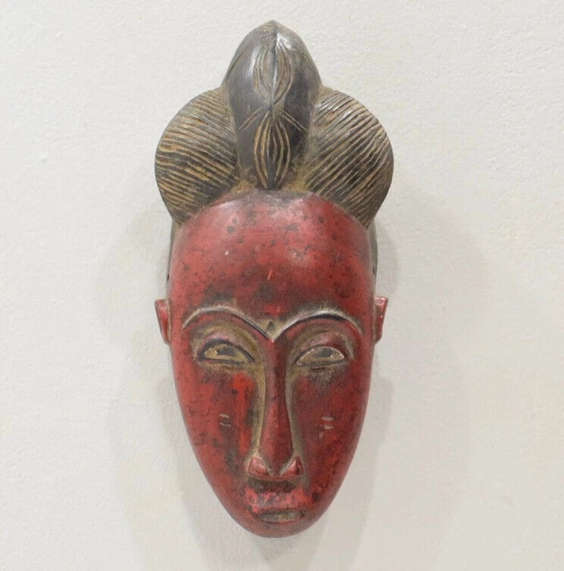 African Mask Baule Tribe Passport Mask Mali