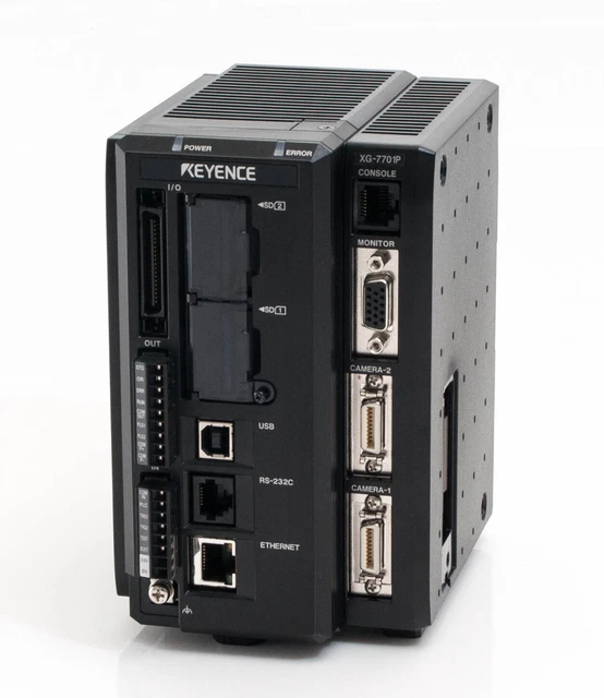 KEYENCE MULTI-CAMERA IMAGE Processing System/Control Unit XG-7701P £ ...