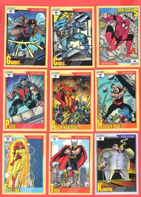 Marvel Universe Series 2 Impel 1991 *You Choose* Base Cards (Complete Your Set)