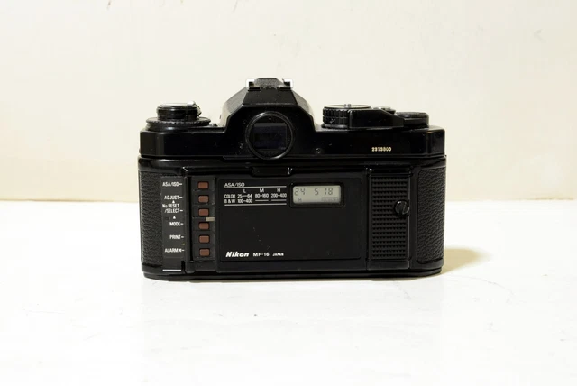 Nikon  MFー16   DATA BACK    FA  FE2 FM2 ニコン DATA BACK MF−16 for FE2- FM2 Nikon FE/FM/FA Series