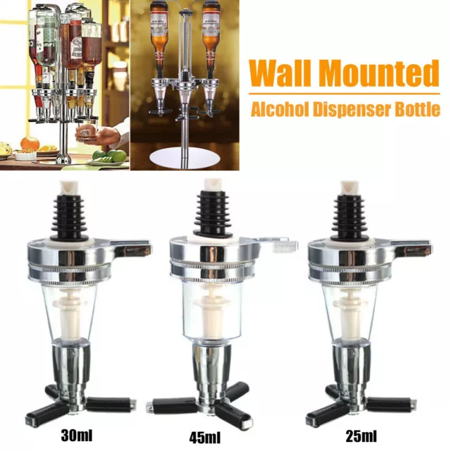 Bar Butler Wall Mounted Wine Alcohol Liquor Cocktail Beer Shot Dispenser Bottle