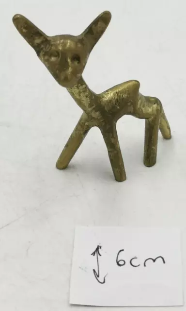 Figur aus Metall Messing Pferd Esel Donkey Monkey Walter Bosse alt antik