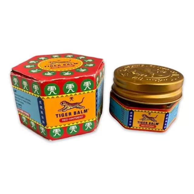 Tiger balm red 10g white thai herbal massage relaxing baume du tigre rouge