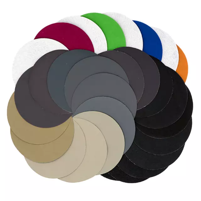 125mm 5" Sanding Discs Wet or Dry Sanding Paper P60 P80 P100 P120 P150 to P10000